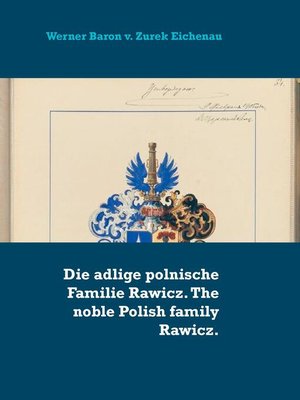 cover image of Die adlige polnische Familie Rawicz. the noble Polish family Rawicz.